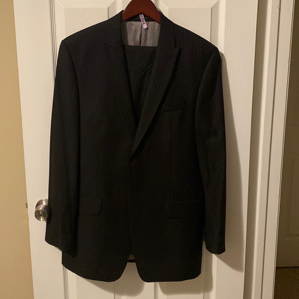 Brand New Calvin Klein pin stripe suit.
